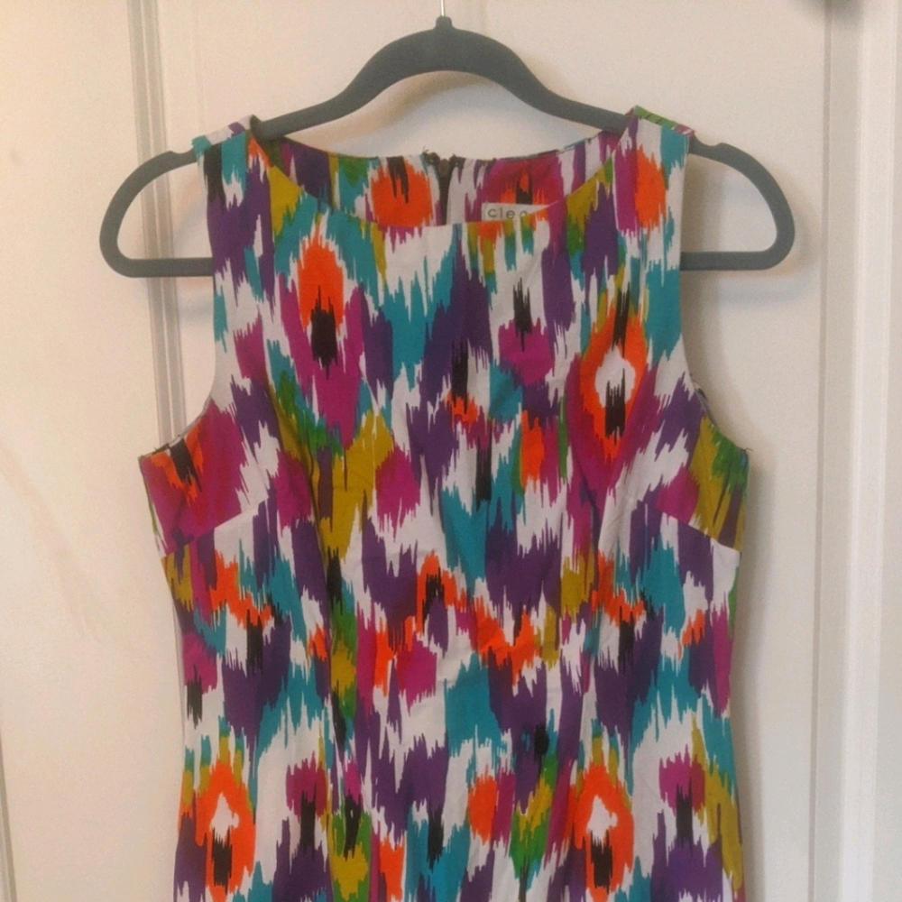Multi color cotton dress